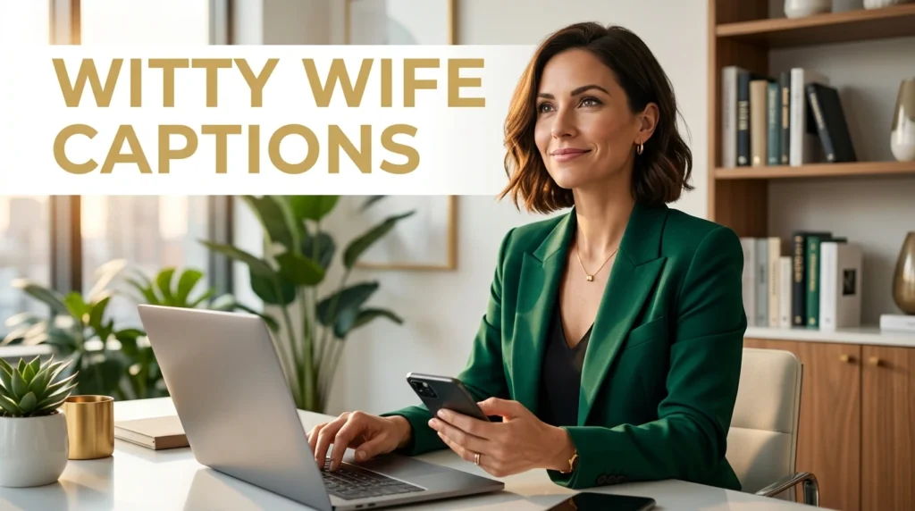 witty wife captions