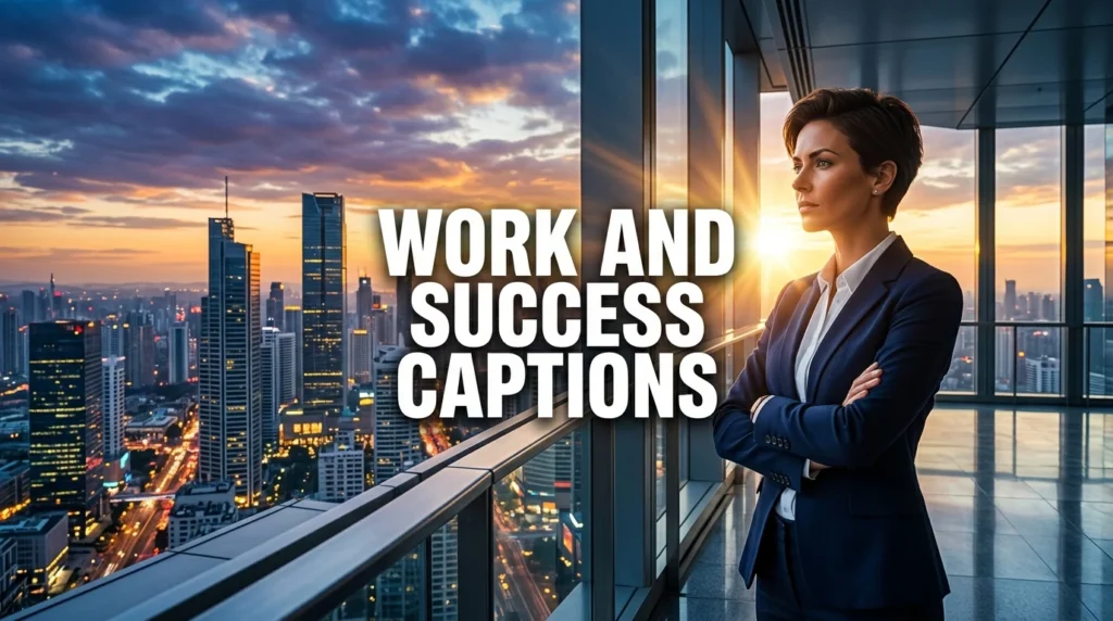  work and success captions