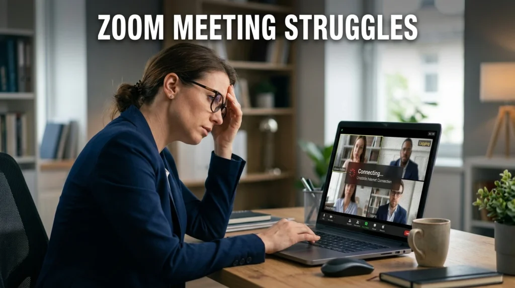 Zoom Meeting Struggles