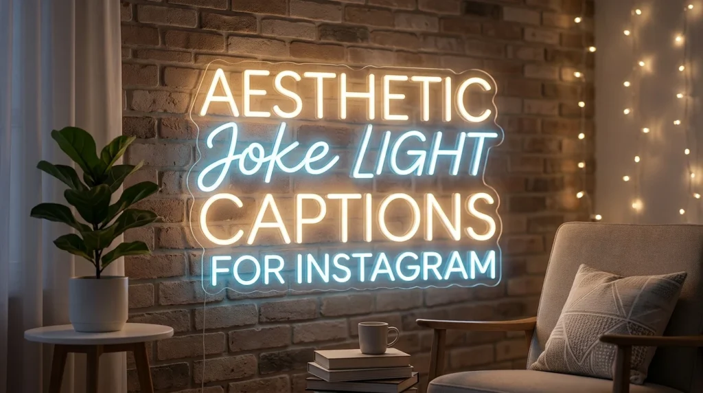 aesthetic joke light captions for instagram