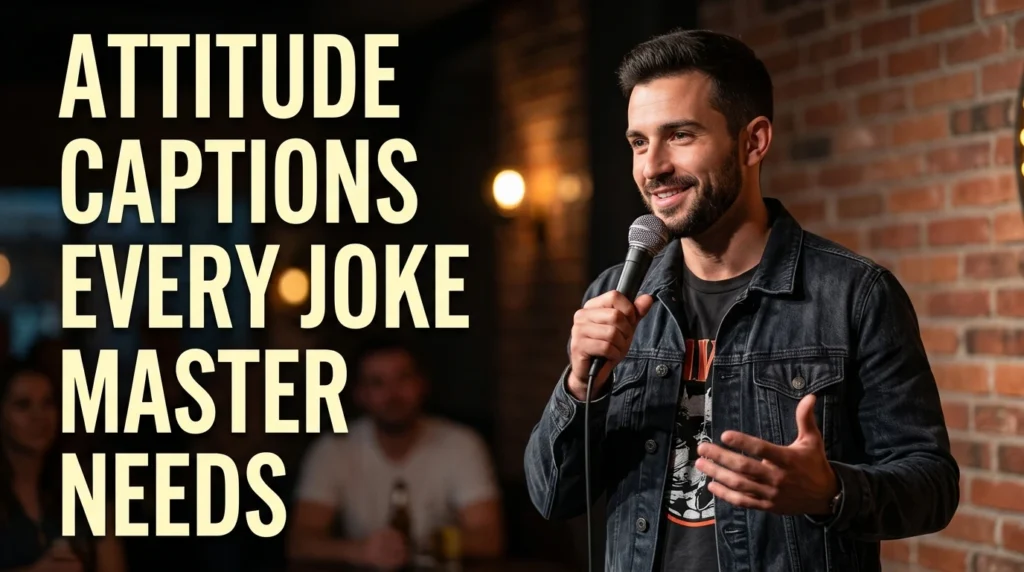 attitude captions every joke master needs