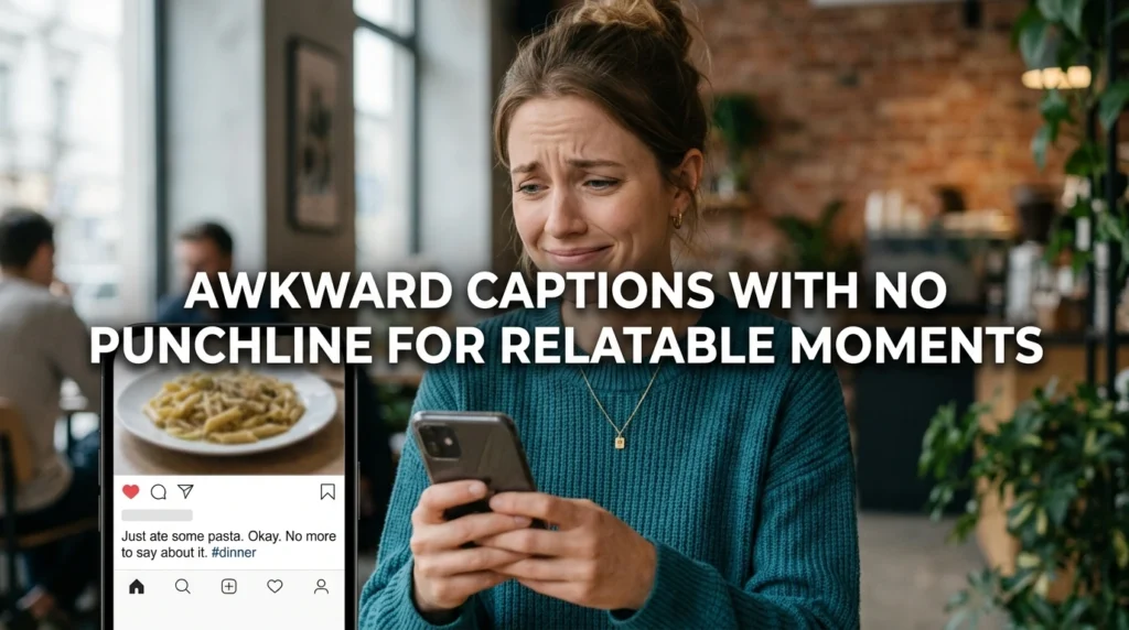 Awkward Captions With No Punchline For Relatable Moments