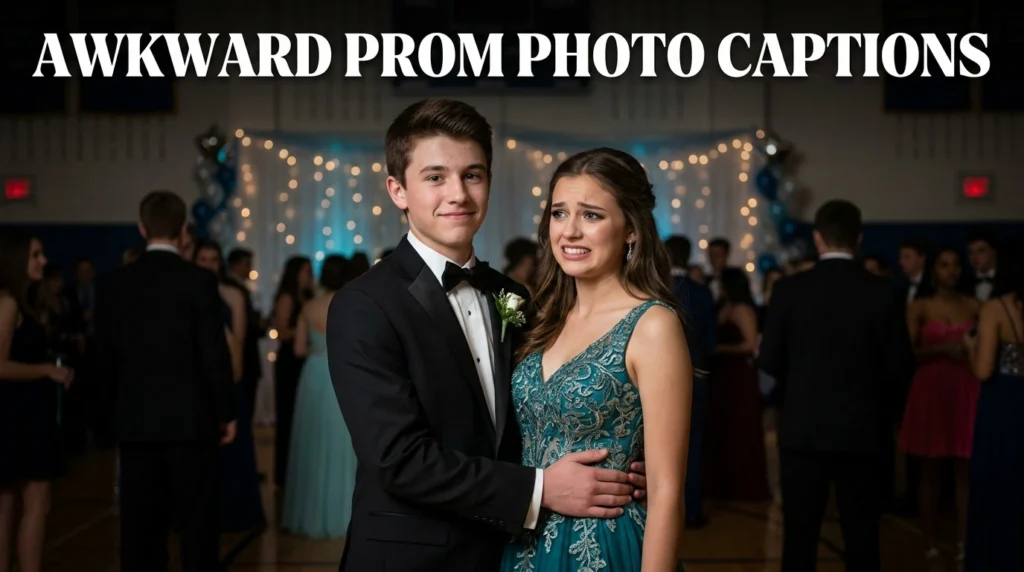Awkward Prom Photo Captions