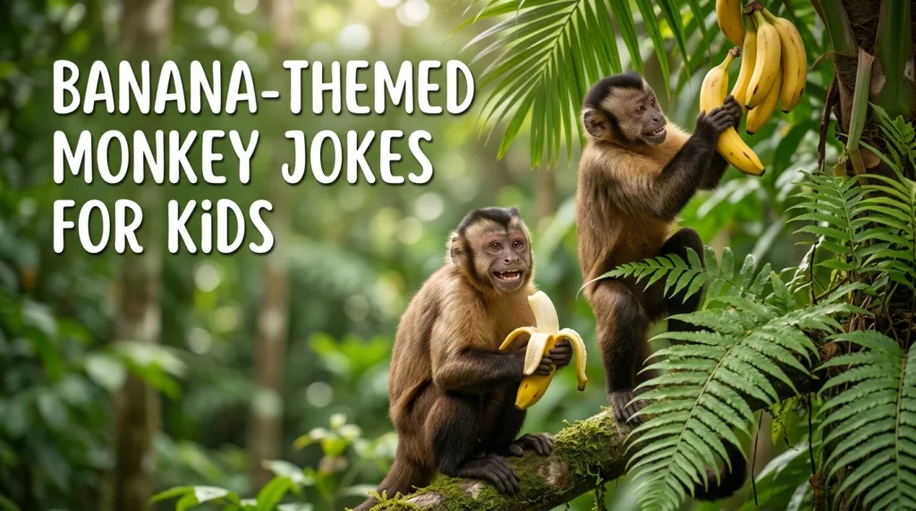Banana-Themed Monkey Jokes for Kids