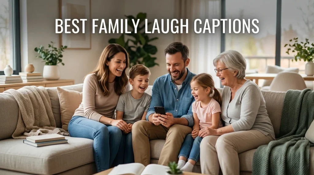 best family laugh captions