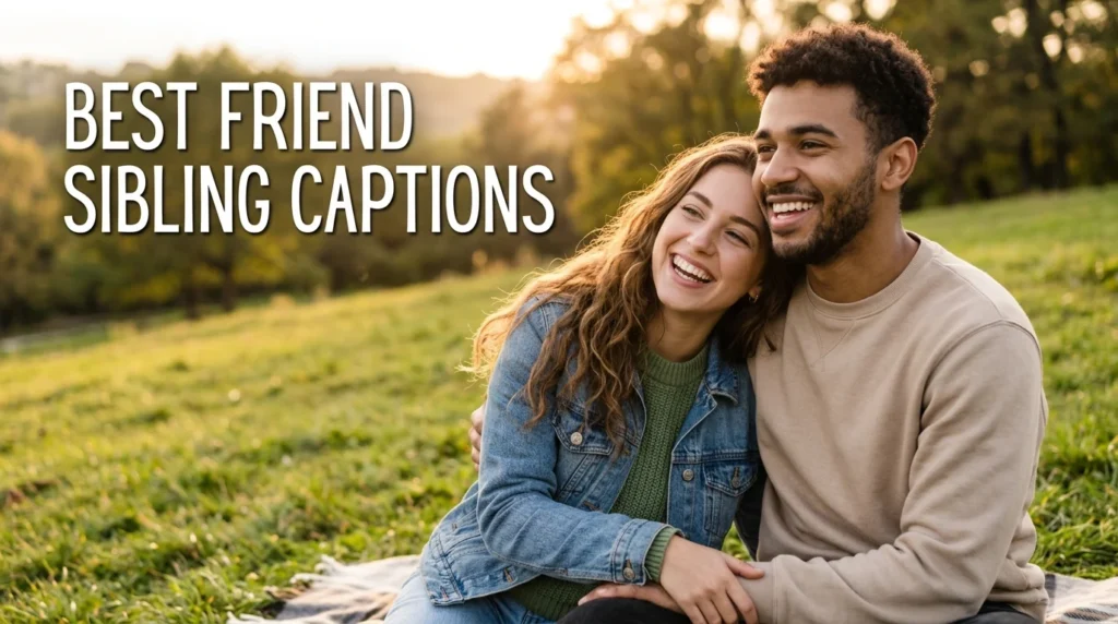 best friend sibling captions