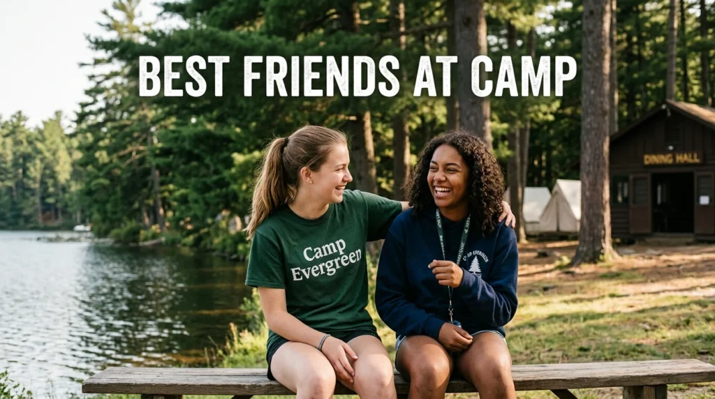 best friends at camp