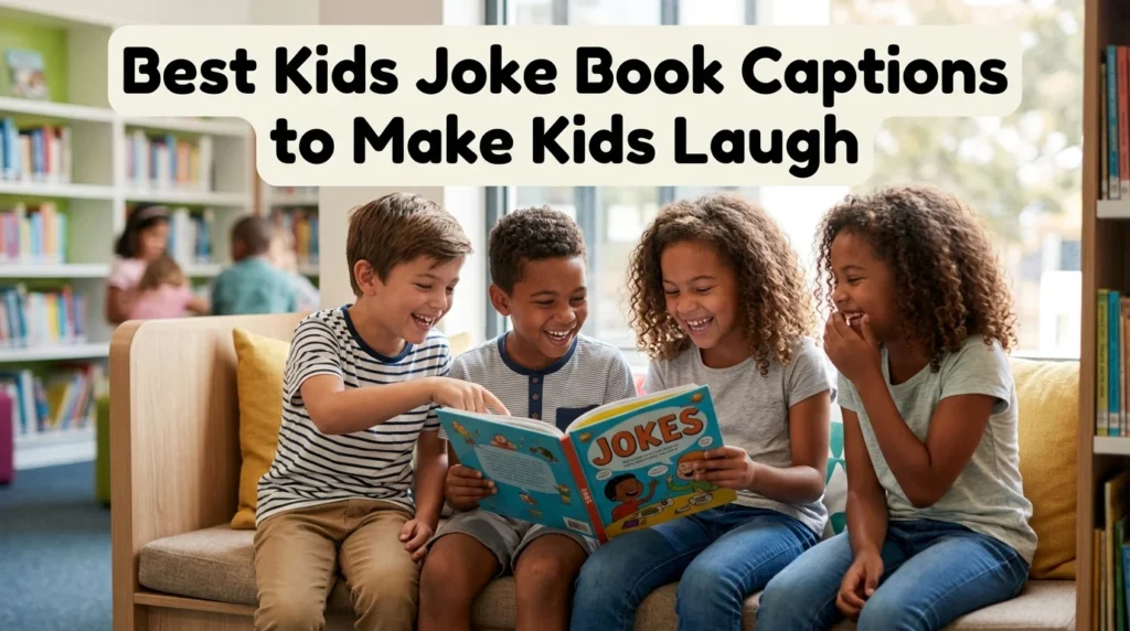 Best kids joke book captions to make kids laugh