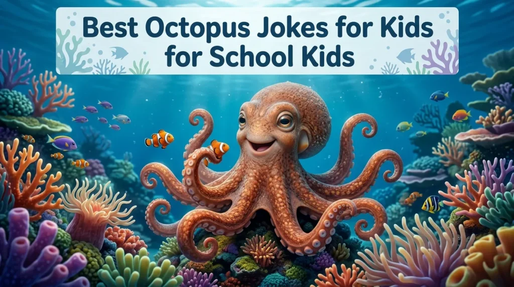 Best Octopus Jokes for Kids for School Kids