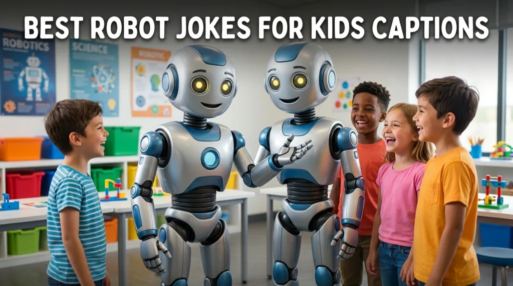 Best Robot Jokes For Kids Captions