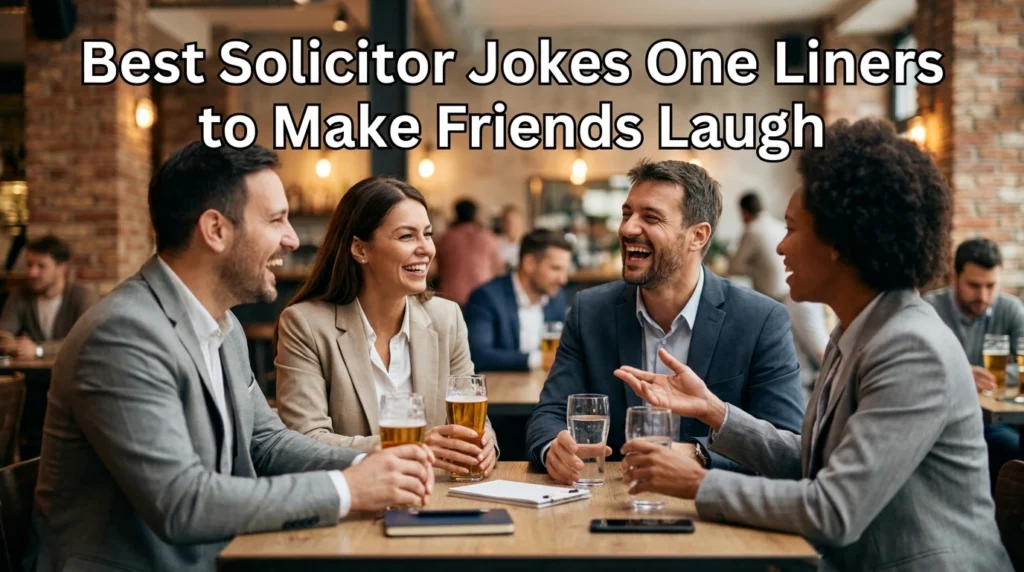 Best Solicitor Jokes One Liners to Make Friends Laugh