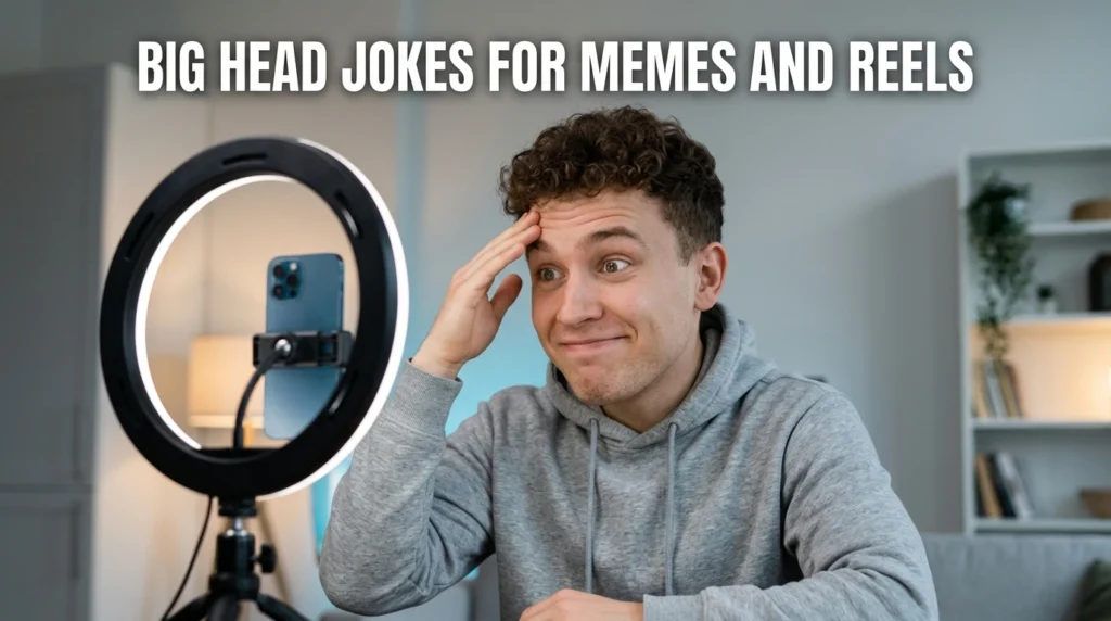 Big Head Jokes For Memes And Reels
