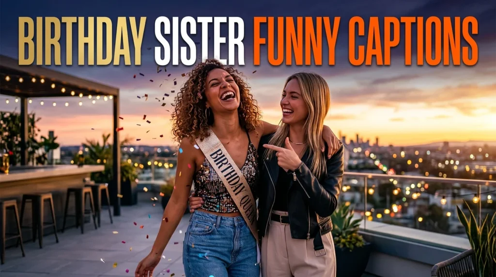 birthday sister funny captions
