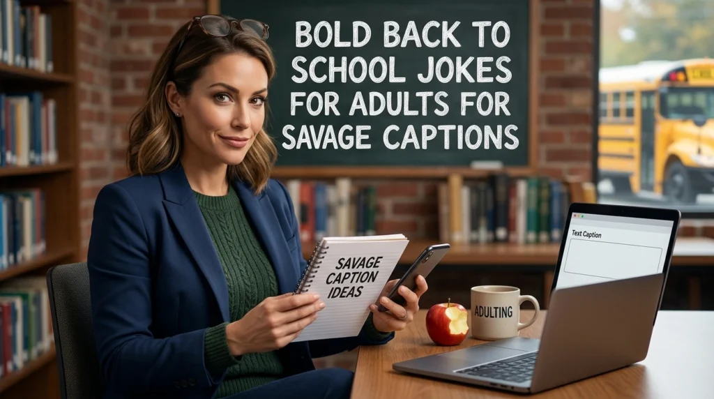 bold back to school jokes for adults for savage captions