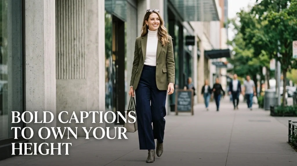 Bold Captions to Own Your Height