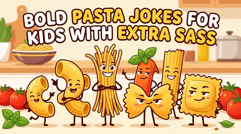 Bold Pasta Jokes for Kids With Extra Sass