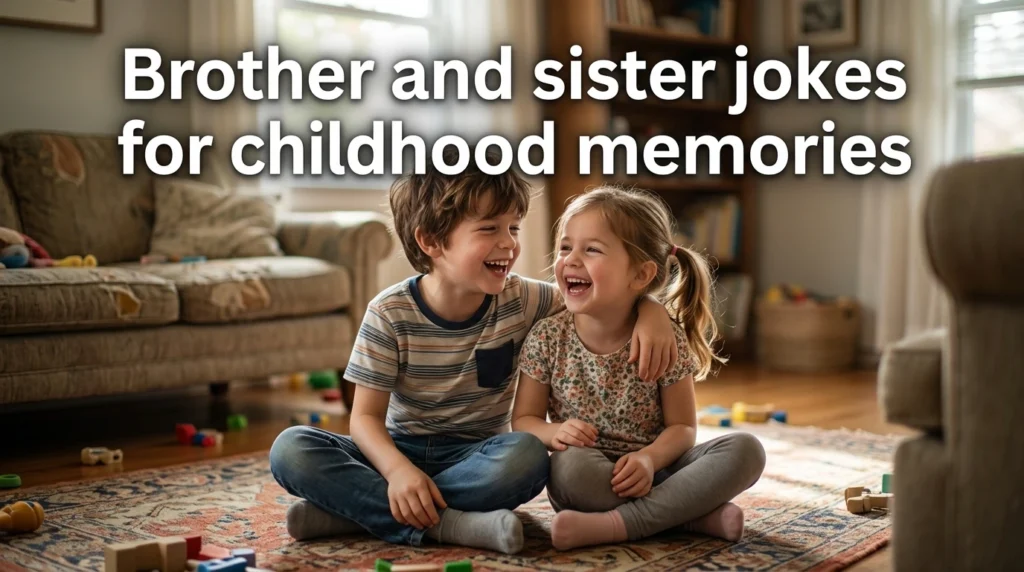 brother and sister jokes for childhood memories