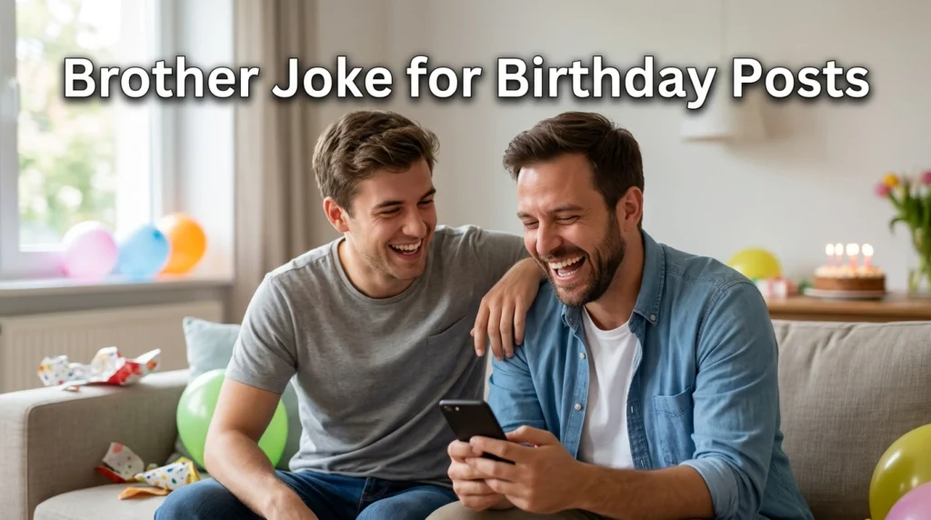 brother joke for birthday posts