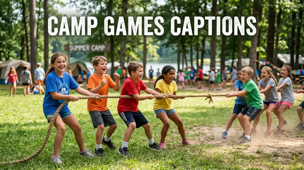 camp games captions