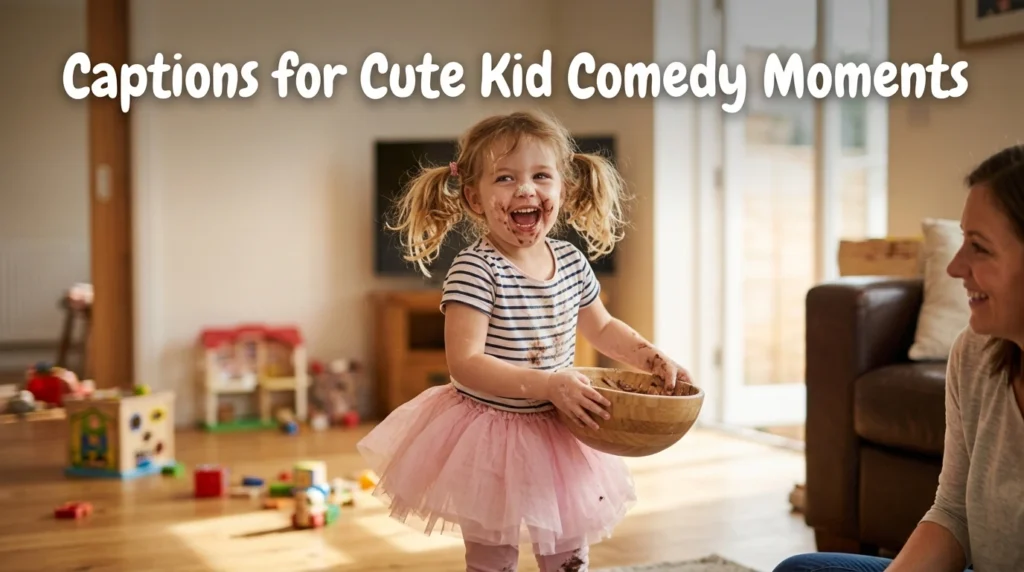 Captions for Cute Kid Comedy Moments