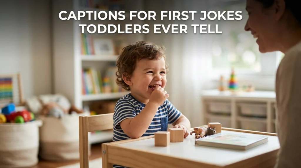 Captions for First Jokes Toddlers Ever Tell