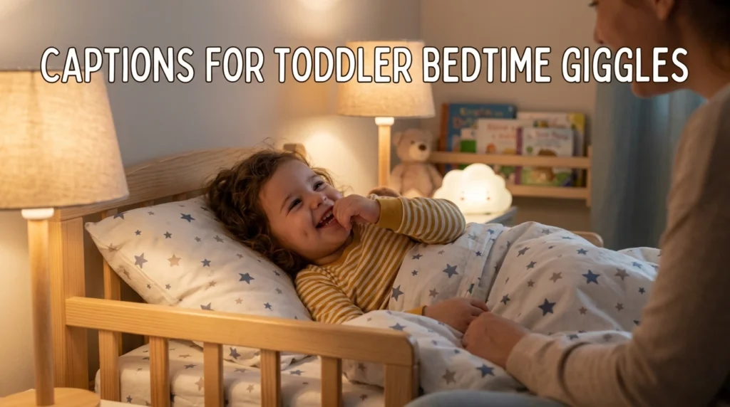 Captions for Toddler Bedtime Giggles
