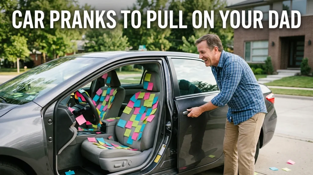 car pranks to pull on your dad