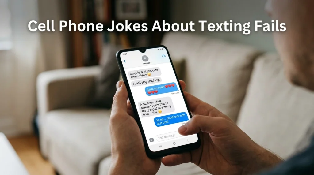 Cell Phone Jokes About Texting Fails