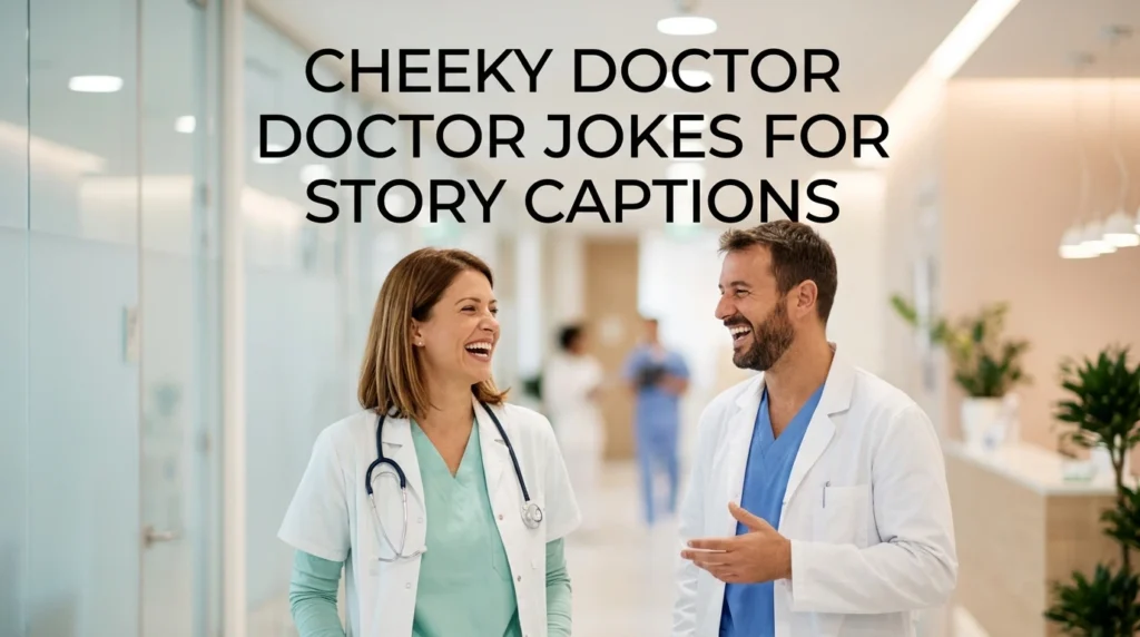 Cheeky Doctor Doctor Jokes for Story Captions