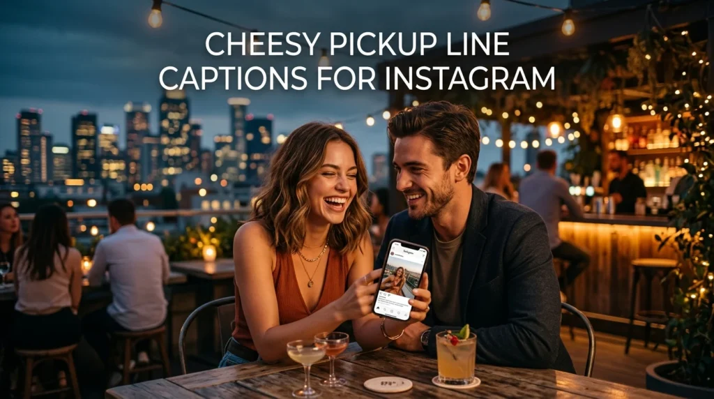Cheesy Pickup Line Captions for Instagram