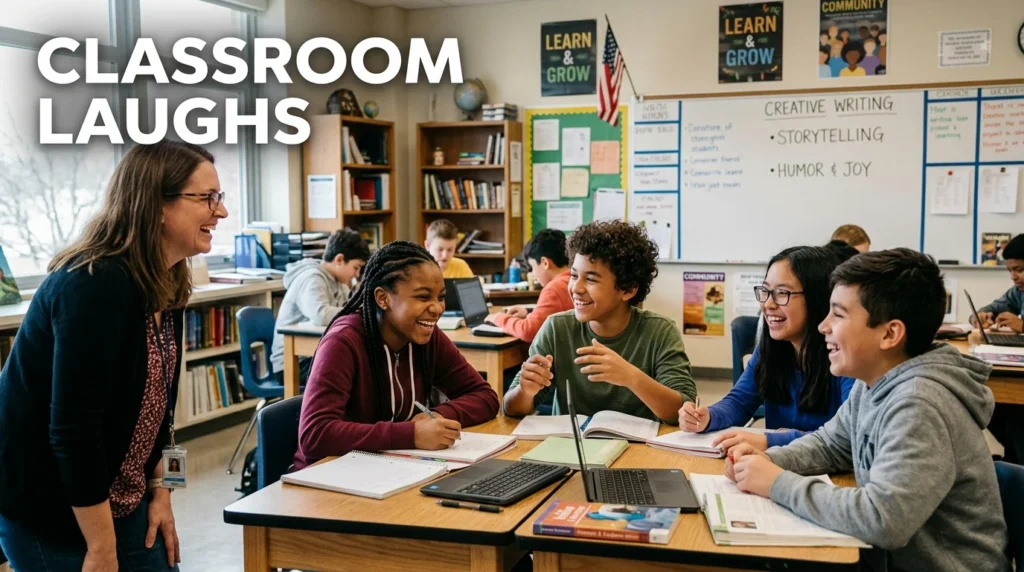 classroom laughs