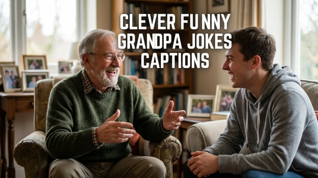 clever funny grandpa jokes captions