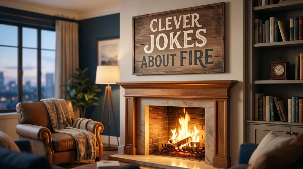 clever jokes about fire