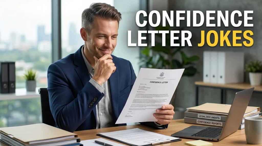 confidence letter jokes