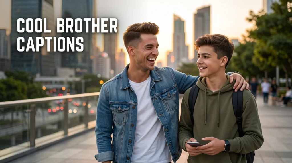 cool brother captions