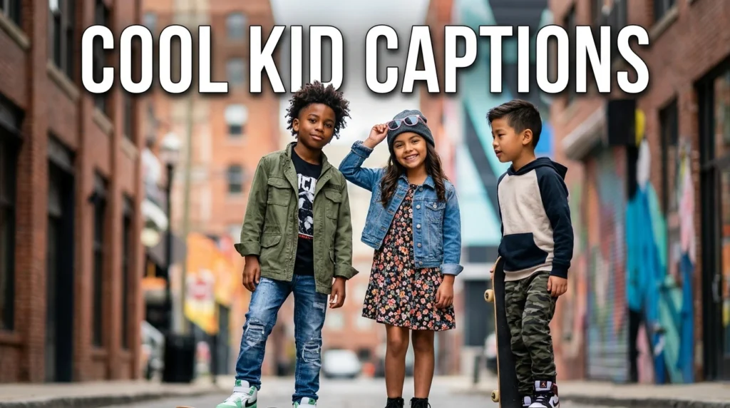 cool kid captions