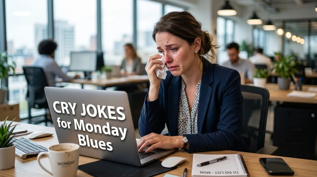 cry jokes for monday blues