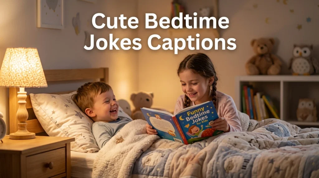cute bedtime jokes captions