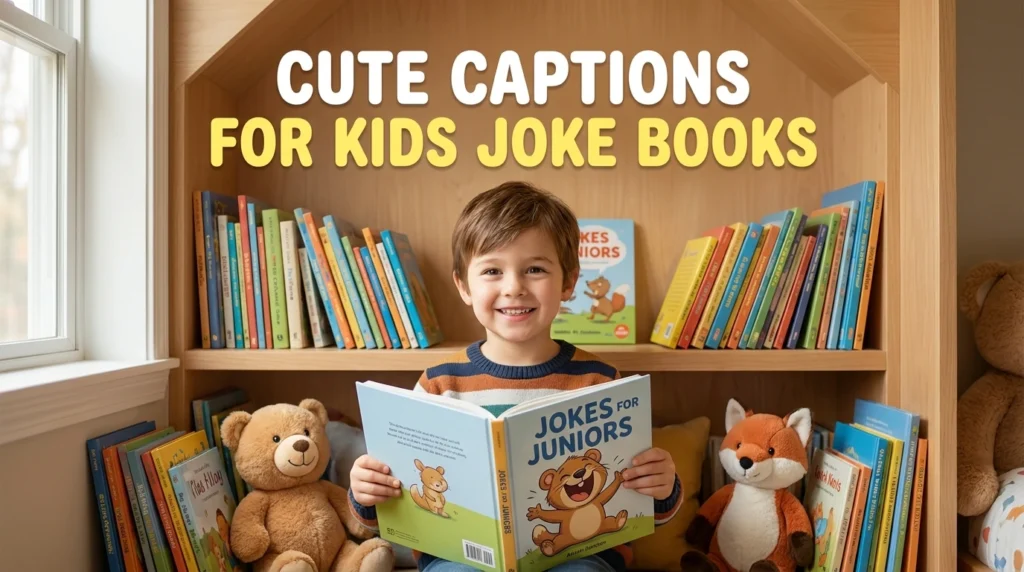 cute captions for kids joke books