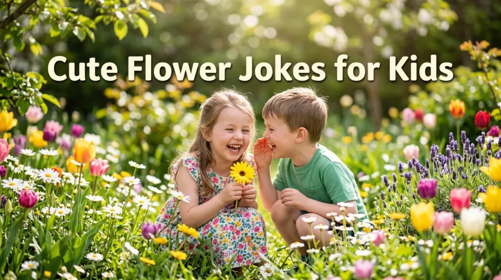 cute flower jokes for kids