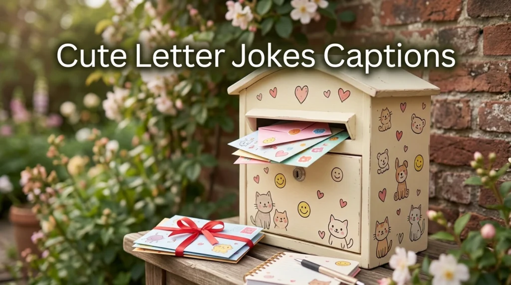 cute letter jokes captions
