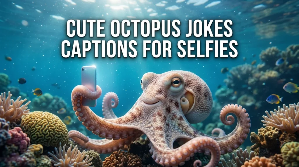 Cute Octupus Jokes Captions For Selfies