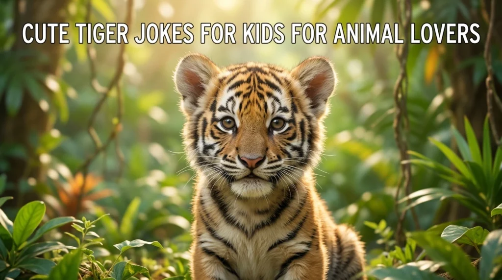Cute Tiger Jokes For Kids For Animal Lovers