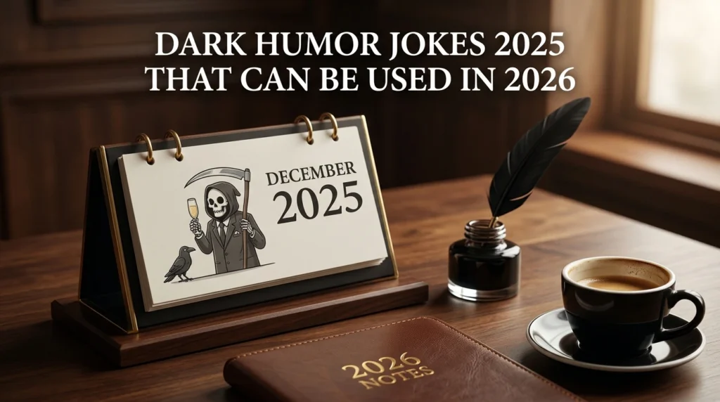 dark humor joke 2025 that can be used in 2026