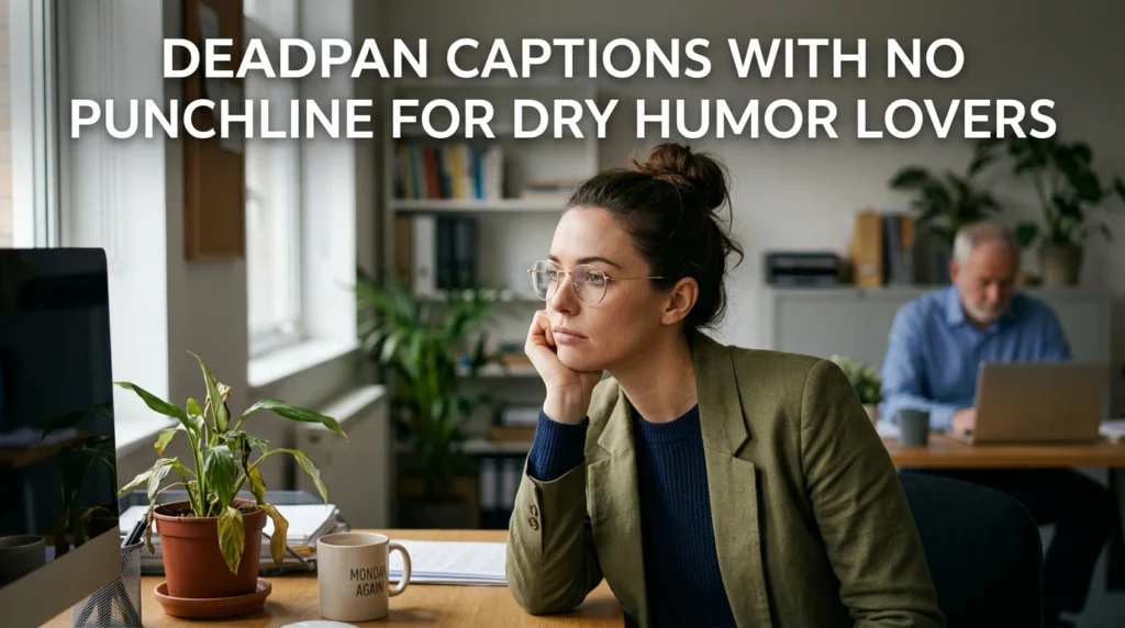 Deadpan Captions With No Punchline For Dry Humor Lovers