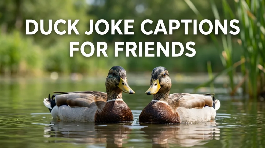 Duck Joke Captions For Friends