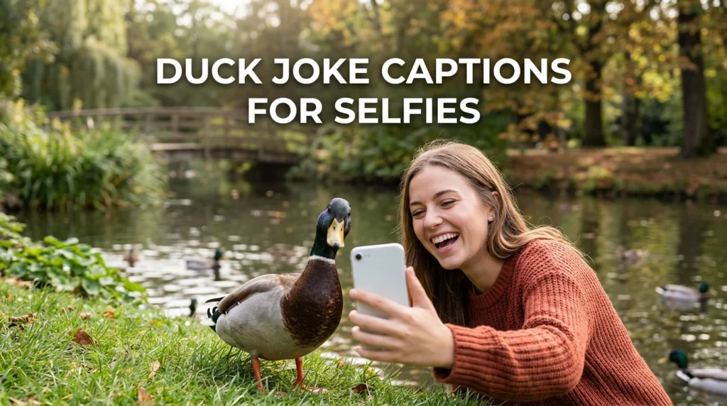 Duck Joke Captions For Selfies