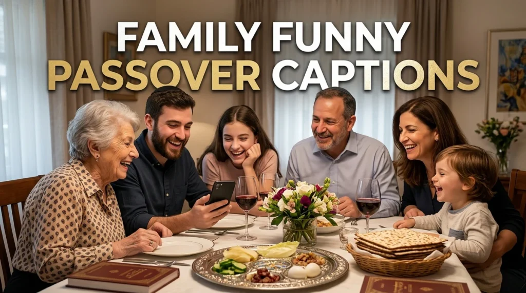 Family Funny Passover Captions