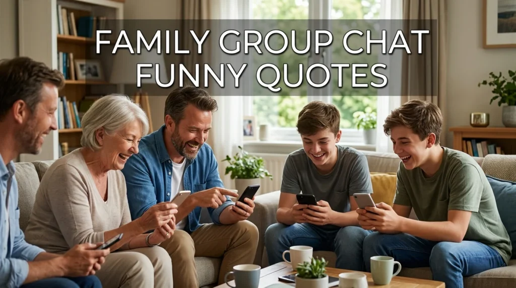 family group chat funny quotes