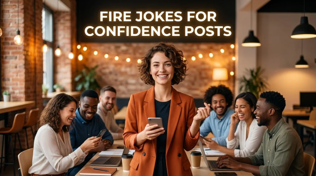 fire jokes for confidence posts